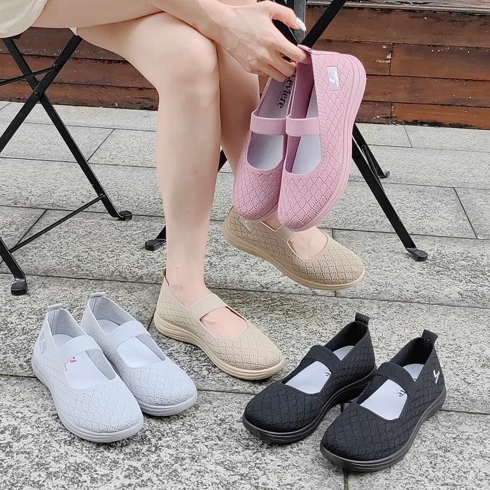 Donatello - Lvr Danielle Free Box Flatshoes Wanita Sepatu Flyknit Wanita Lv0467