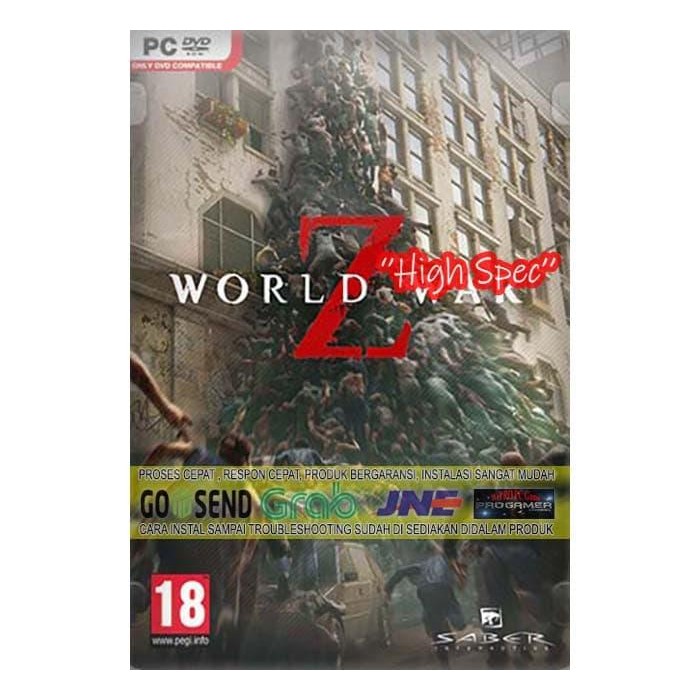 Pilihan- World War Z Cd Dvd Game Pc Game Gaming Pc Gaming Laptop Games