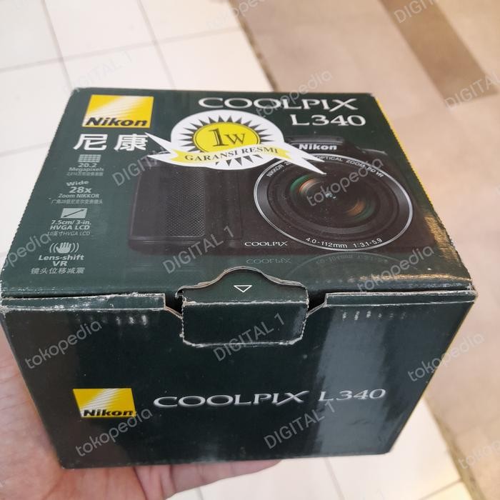 Dus Kosong Atau Box Kosong Kamera Nikon L340 Masih Bagus Second
