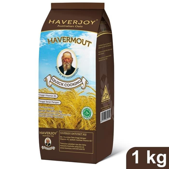 

Haverjoy Quick Cooking Oats 1Kg - 3 Pcs
