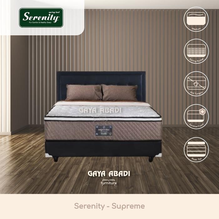 Springbed Serenity Supreme / Kasur Serenity Supreme - Serenity by Elite Springbed