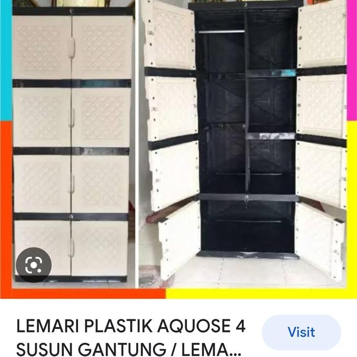Lemari Plastik Aquose Gantung Jumbo
