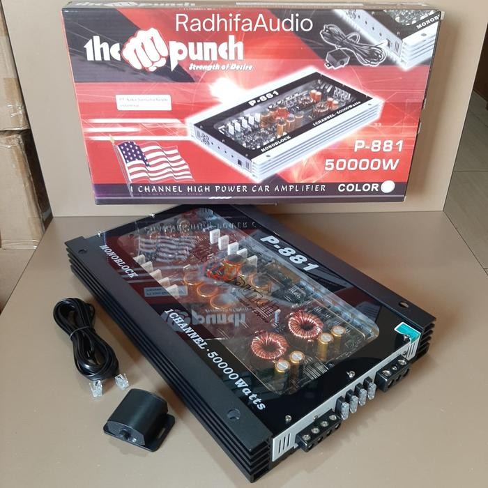 Ready power monoblock the punch p. 881 audio mobil
