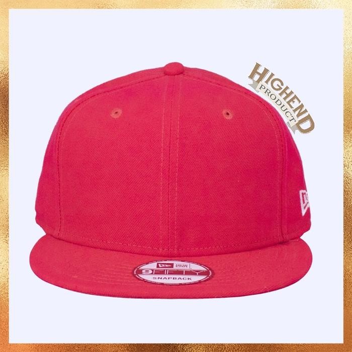 Ready Topi New Era Blank Imperial Red 9FIFTY Snapback 100% Original