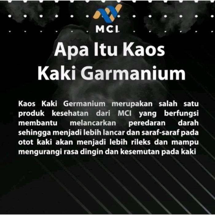 Bio Recovery Premium Sock MCI Kaos kaki kesehatan Batu Germanium Anti Nyeri Pegel Kesemutan Mudah