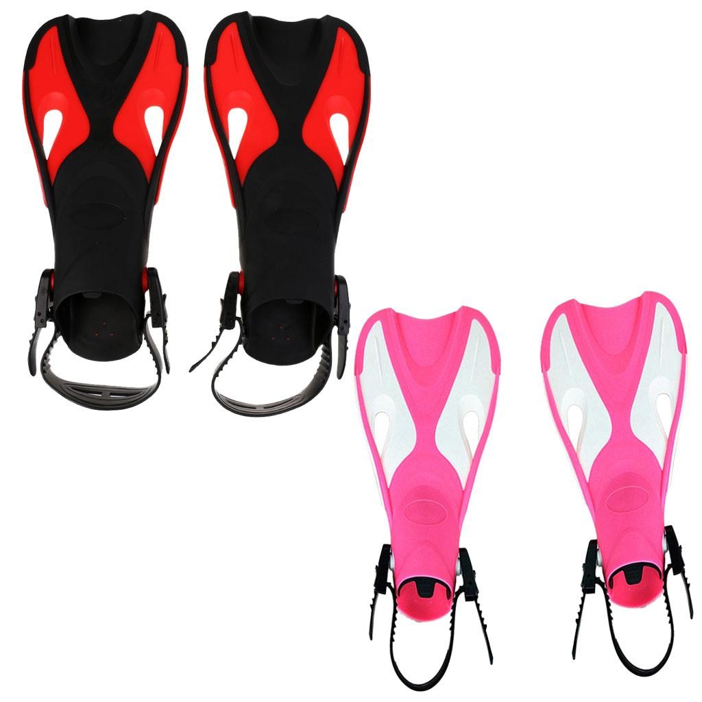 1 Pair of Universal Swim Fins for Children with Adjustable Swim Fins