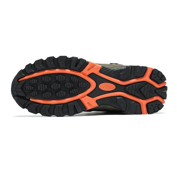 Sepatu Gunung Pria Snta 496 Snta 503 Brown Orange Hiking Shoes Trekking Climbing Pendaki Uniseks