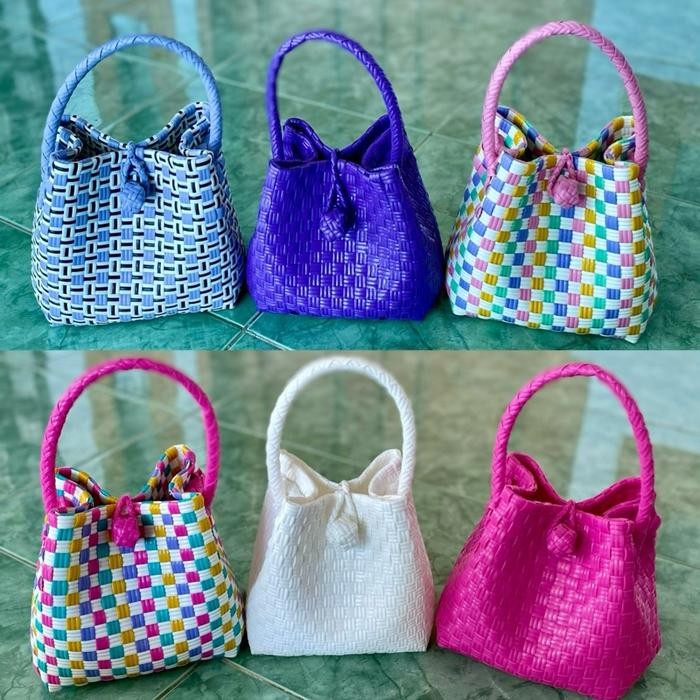 Top Paket 3pcs Tas Kubus Muat 2kg untuk Souvenir, Hampers, dan Tas Hajatan