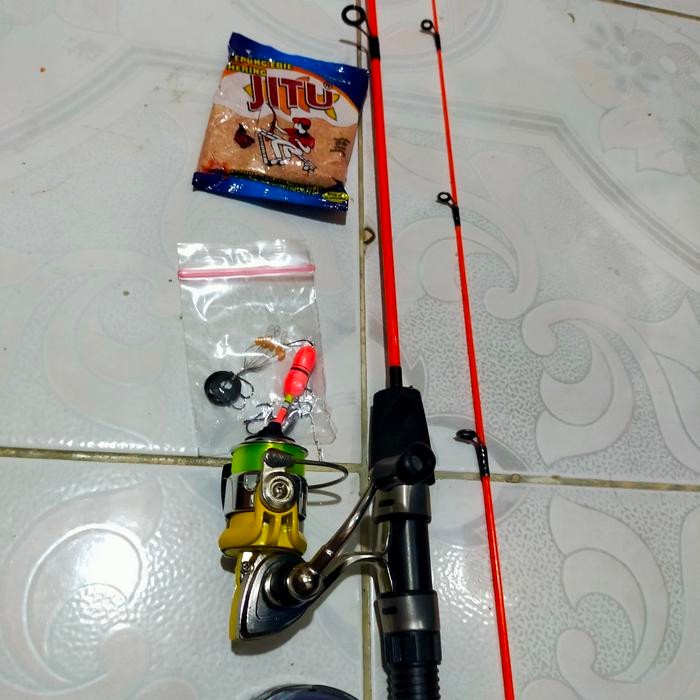 pancing set mini reel full besi
