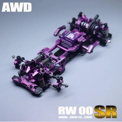 ZeroRC RW00-SR 1/24 AWD RWD RC DRIFT CAR KIT