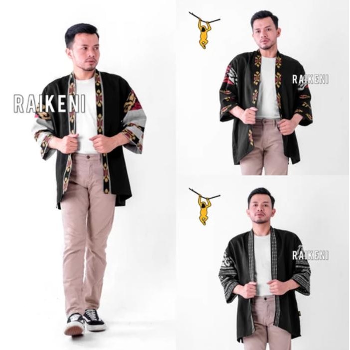 TERLARIS Kimono Troso Kimono Outer Batik Tenun Outer Batik Kimono Batik Nusantara Kimono Tenun