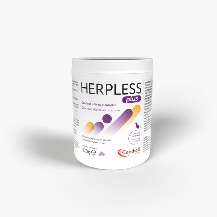 Herpless PLUS L-lysine and colostrum kucing anjing
