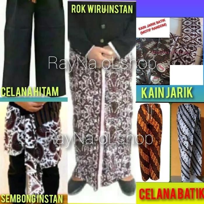 TERLARIS SURJAN LURIK+CELANA BATIK+BLANGKON, 1 SET LENGKAP BAJU PRIA AJAWA READY STOCK