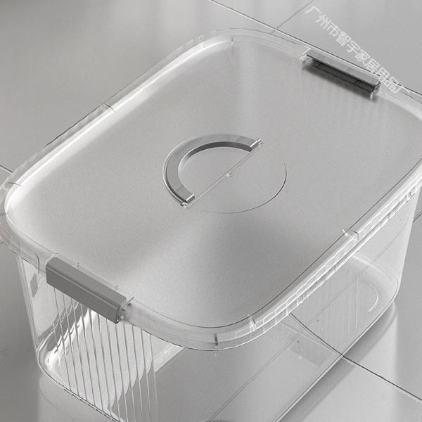 Box Penyimpanan Plastik Transparan Multifungsi Container Box Baju Mainan Buku Pakaian Besar