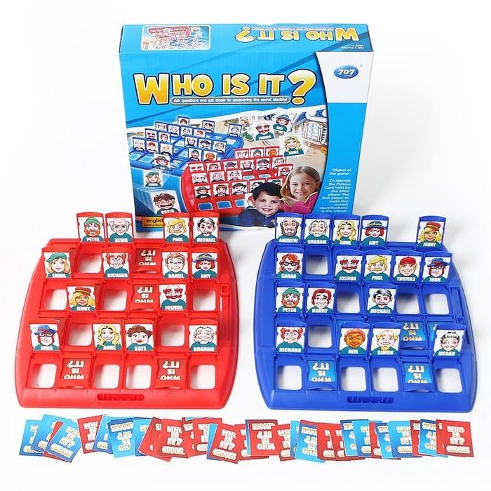 sygk- Promo - Mainan Viral Tebak Tebakan Orang Guess Who Is It Kartu Board Game Lucu -