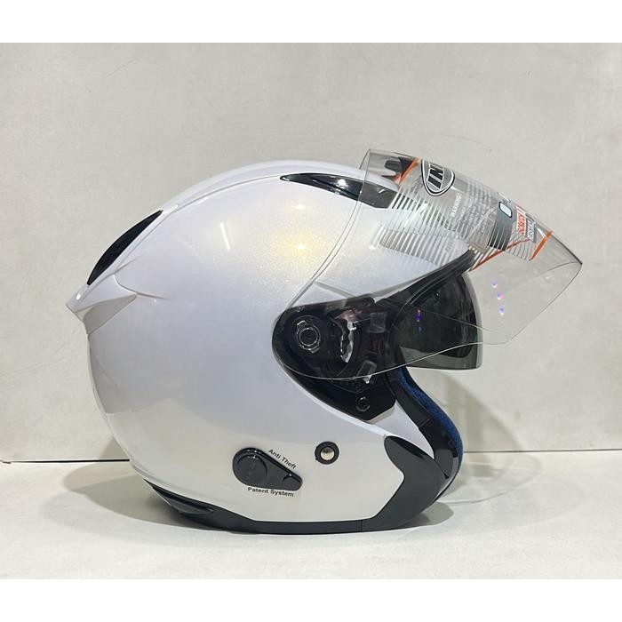 INK METRO SOLID WHITE / PUTIH HELM ORIGINAL