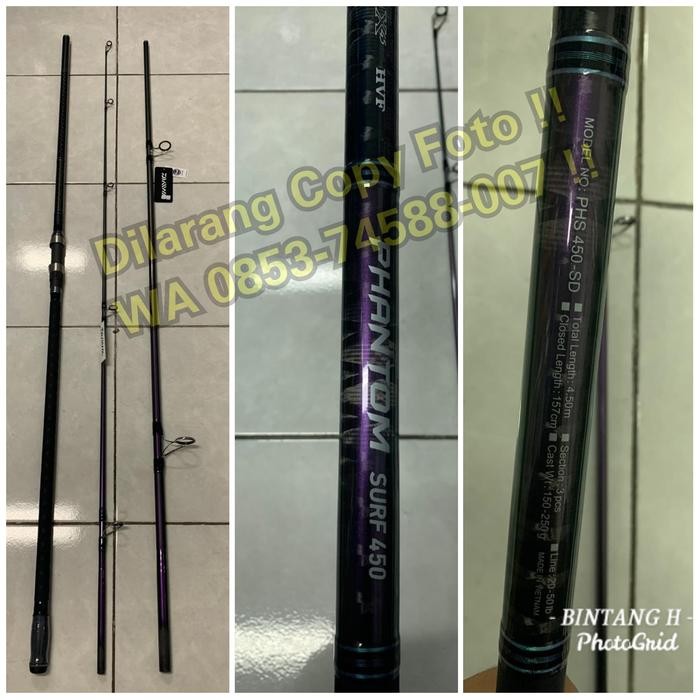 Ready Joran Surf Daiwa Phantom Surf PHS 450 SD