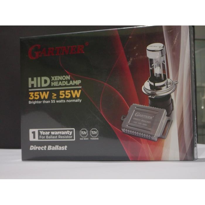 Ready HID Gartner Germany UV H4 With Direct Blash (1 thn Garansi) ORI