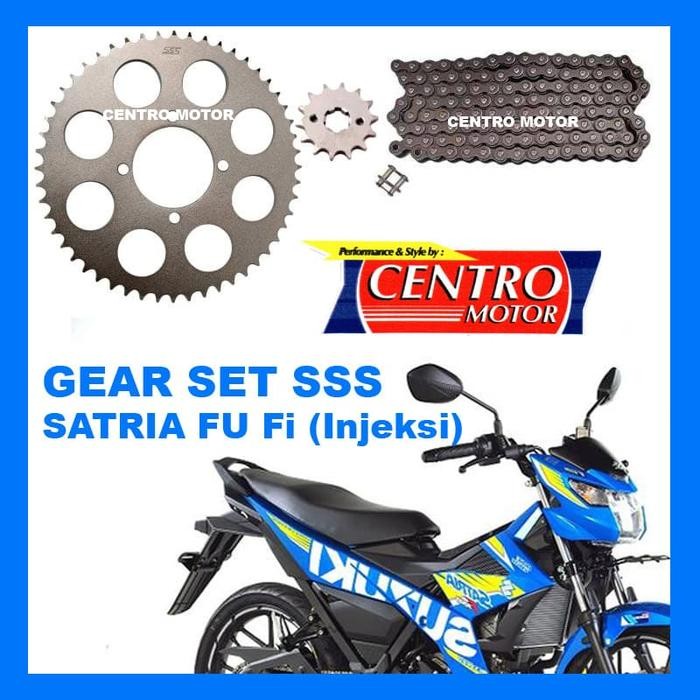 Gear Set Sss Satria Fu Fi (Injeksi) Gear Sss Satria Fu Injeksi