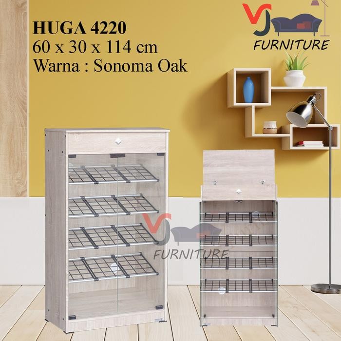 SIAPKIRIM Penyimpanan sepatu - Rak Sepatu Huga 4220 Termurah PONTIANAK READY STOCK