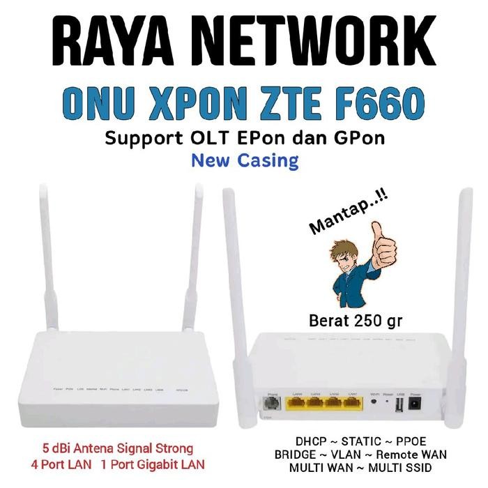 XPon ONU F660 New Casing Mantap