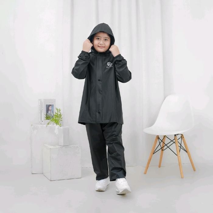 JAS HUJAN ANAK RAINCOAT LAKI LAKI PEREMPUAN SETELAN BAJU CELANA UMUR 3-13 jas hujan