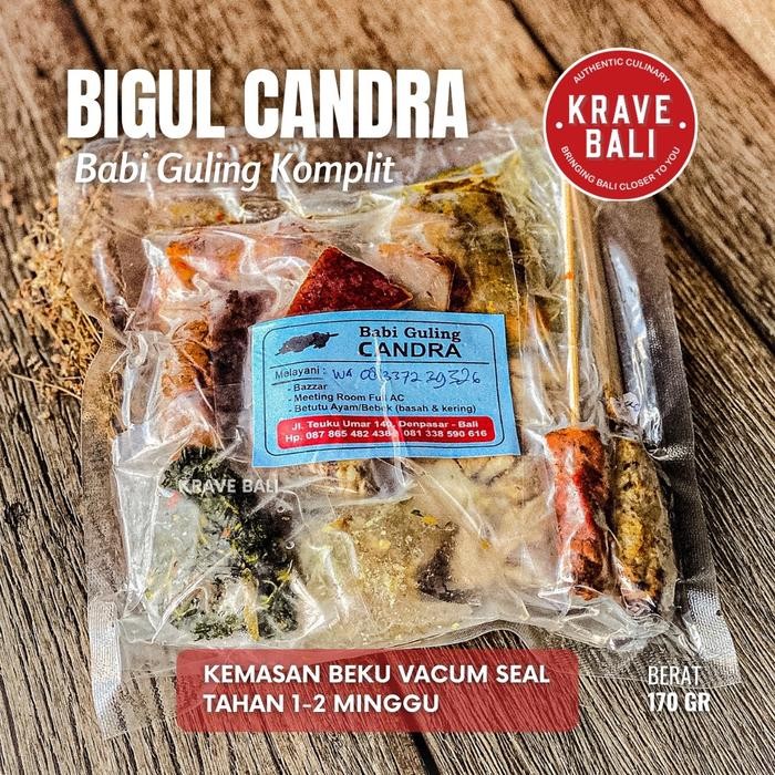 B2B2Lansungkirim- Makanan Khas Bali Praktis Bigul Candra Babi Guling Krave Bali (170 Gr)