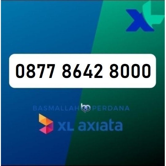 Nomor Cantik XB77 8642 8000 Perdana XL 4G 5G YOP925