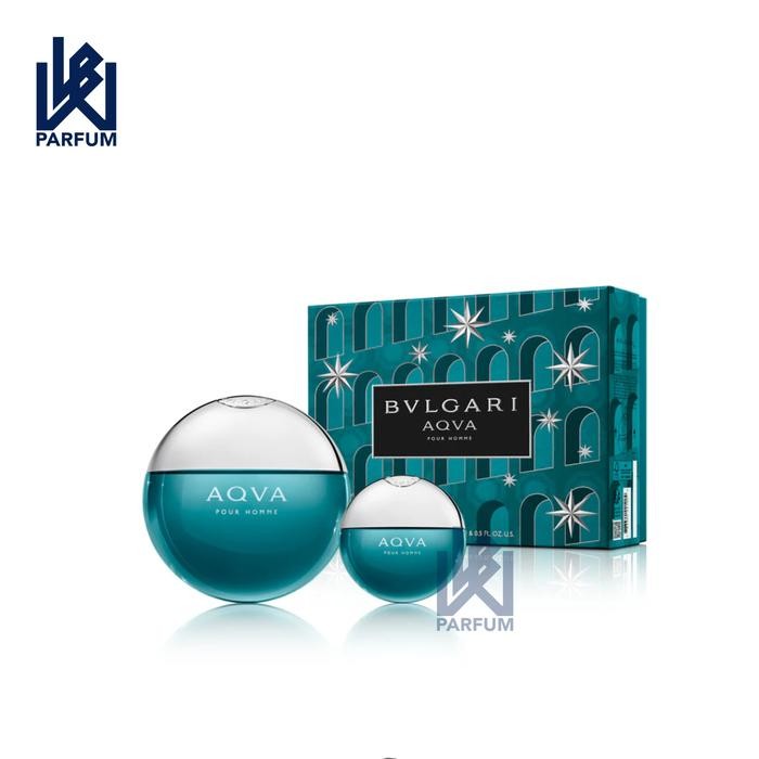 Promo Parfum Bvlgari Aqva Pour Homme Men Edt Set 100Ml