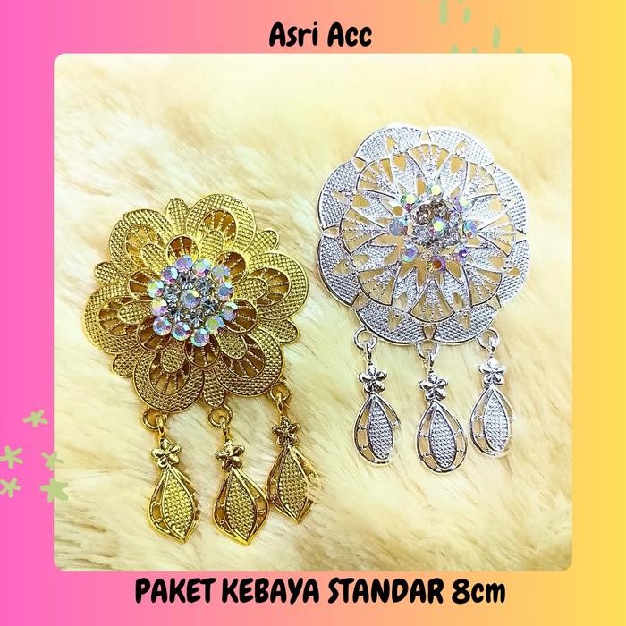 ORIGINAL BROS KEBAYA HIJAB PREMIUM GOLD/Wanita Muslim Mewah Peniti Panjang READY STOCK