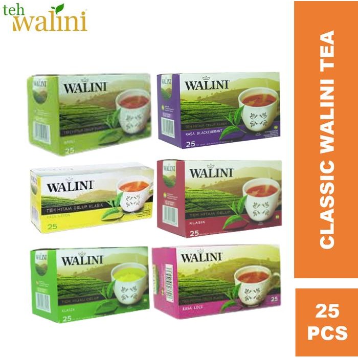 PROMO Walini Teh Celup All Variant isi 25's Teh Celup Walini - Teh hitam