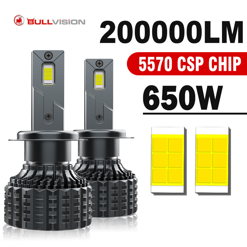 H4 LED Car Headlight 200000LM 5570 CSP Chip LED H7 LED Canbus H1 H11