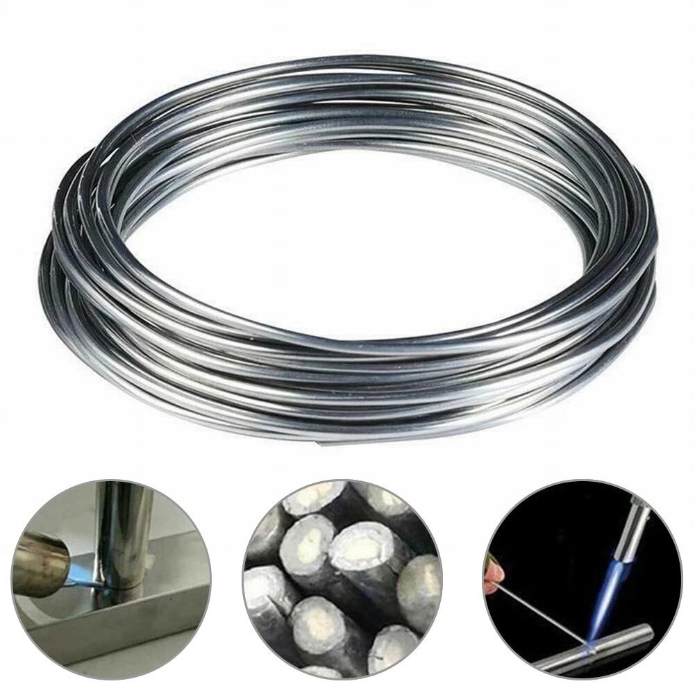 Low Temperature Easy Melt Aluminum Universal Welding Rod Cored Wire Rod Solder No Need Solder Powder