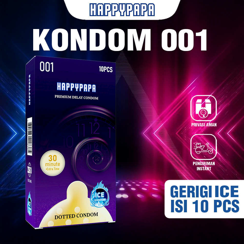 Kondom 001 Gerigi Tipis - Original & Aman