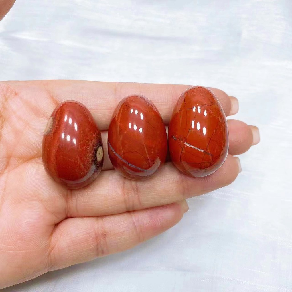 30mm Stone Bird Egg Statue Crystal Yoni Egg Gem Ball Figurine Quartz Energy Healing Home Decor Ornam