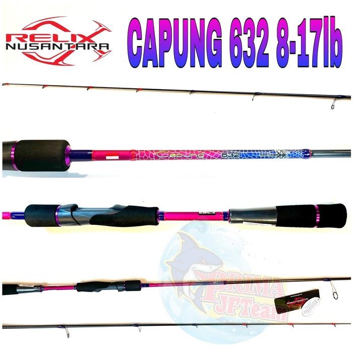 Joran Relix Nusantara Capung Ul 622 ,662, 702 , 732 Dan 762 Joran Casting Ring Seaguide Pancing Best