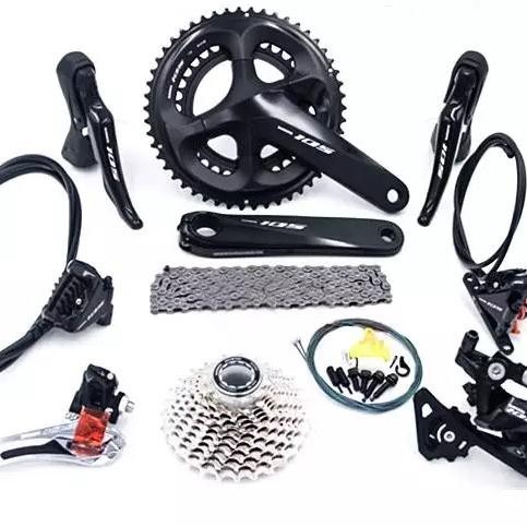 groupset shimano 105 R7020 hydraulic disc brake
