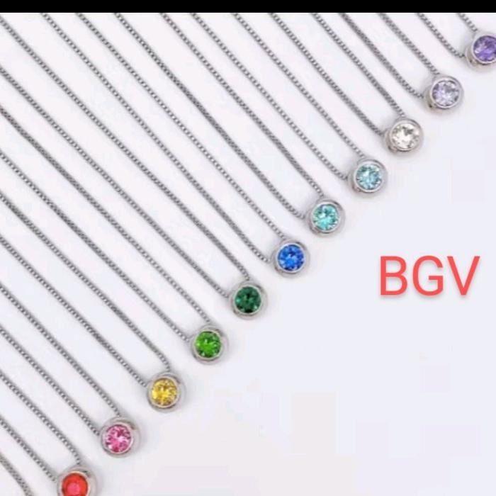 GG liontin kristal premium birth stone