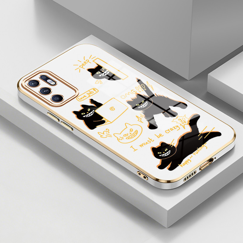 Casing Untuk OPPO Reno 6 4G Reno 6 5G Case Casing HP Softcase silikon Kasing elektroplating mewah an