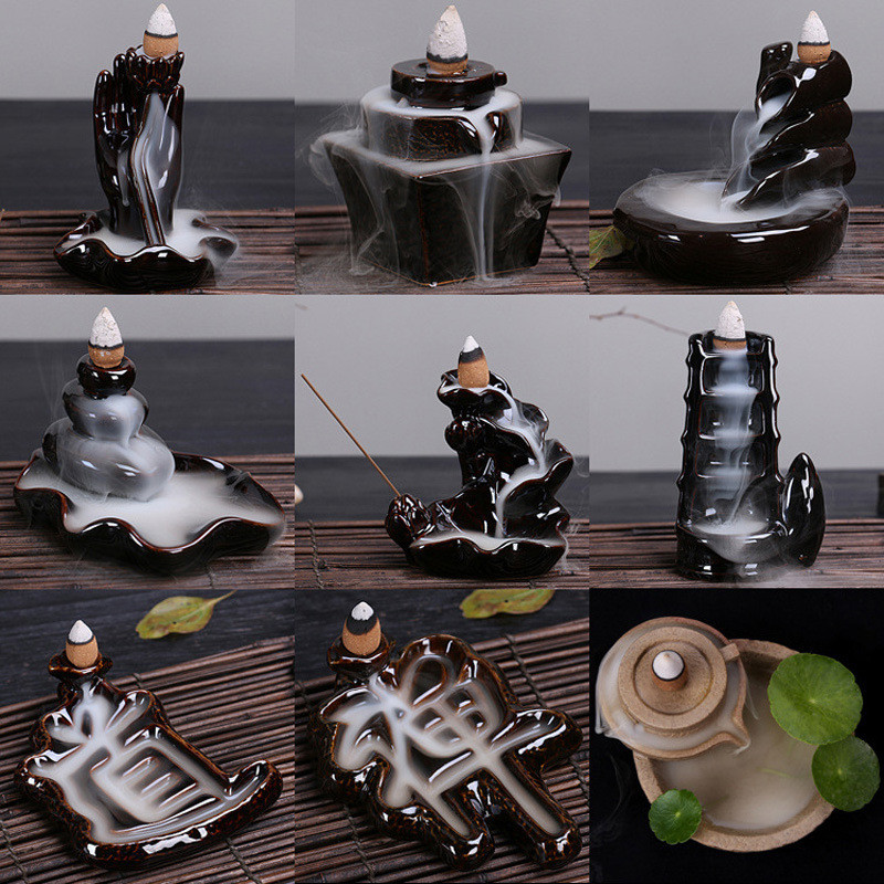 A variety of reverse flow incense burner incense tower incense ceramic incense burner ornaments