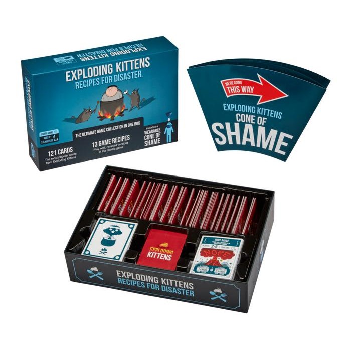 oas5- Exploding Kittens: Recipes For Disaster Board Game
