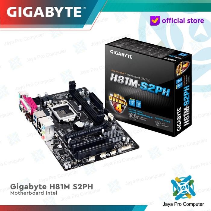 d24z- Motherboard Gigabyte H81M S2Ph (Lga1150, H81, Ddr3, Sata3, Usb3)