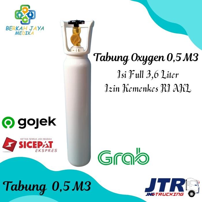 Ready Tabung Oksigen 0,5 m3 Full Isi