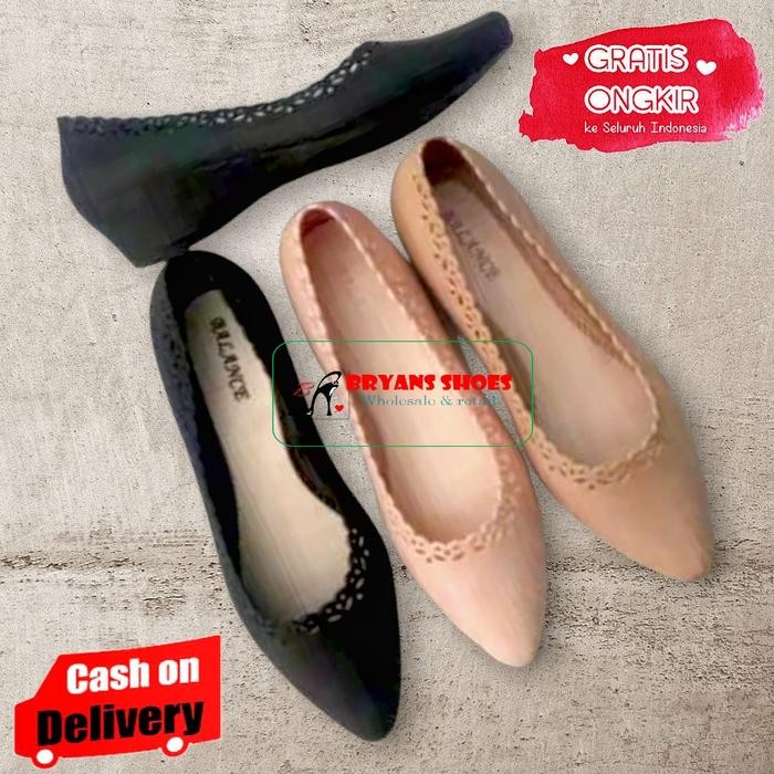 BRYANS SEPATU WEDGES JELY IMPORT SEPATU WEDGES KARET ANTISLIP IMPORT