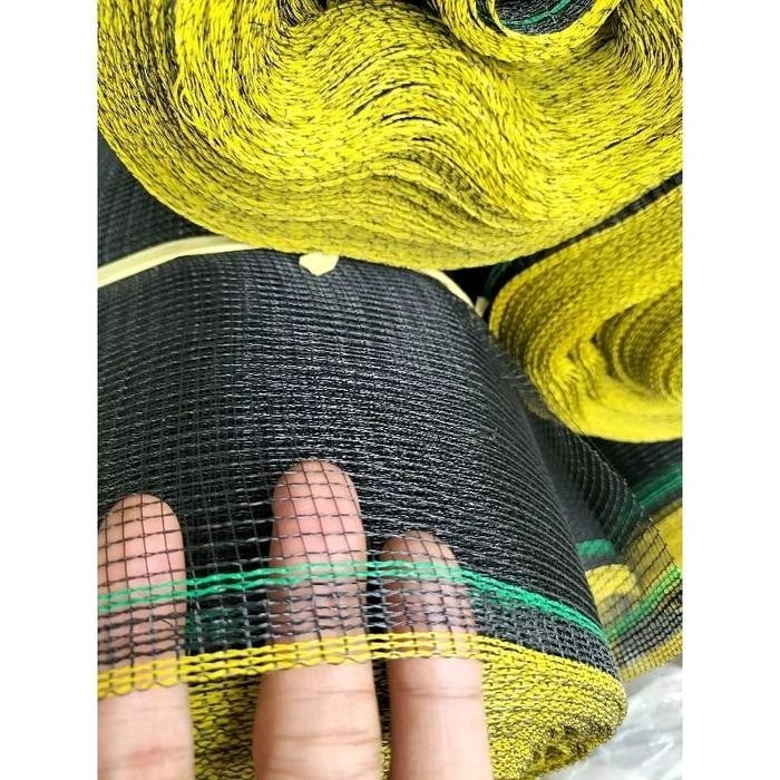 Jaring Waring Ukuran 10Mx120Cm Hitam - Cocok Untuk Kebun, Kandang, Tambak Ikan, Dll Berkualitas