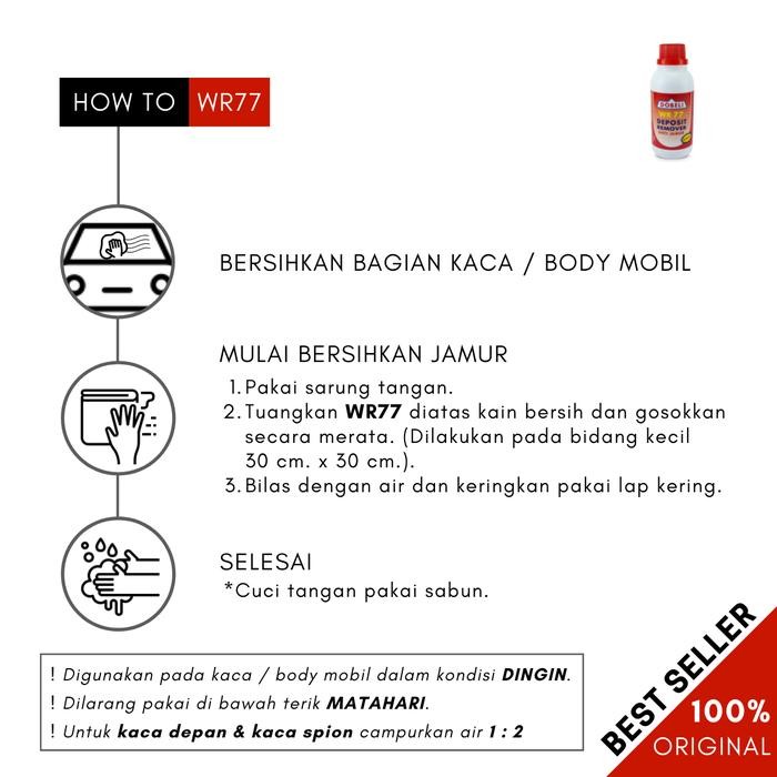 Pembersih Jamur Kaca Mobil , Body Mobil - Free Microfiber Wr77 Dobeli Tbk