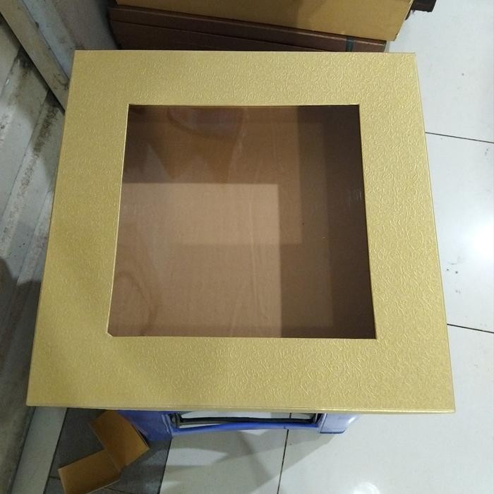 b0nc- Box Kotak Hampers Toples Kue Kering Isi 4 Toples Bulat 500Gram