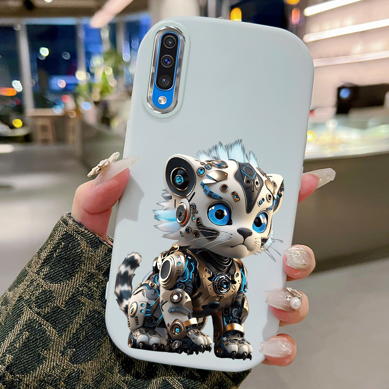 Casing Hp Untuk Samsung Galaxy A50 A50s A30s Case Casing pola Harimau Kesing HP Cesing bulat gemuk K