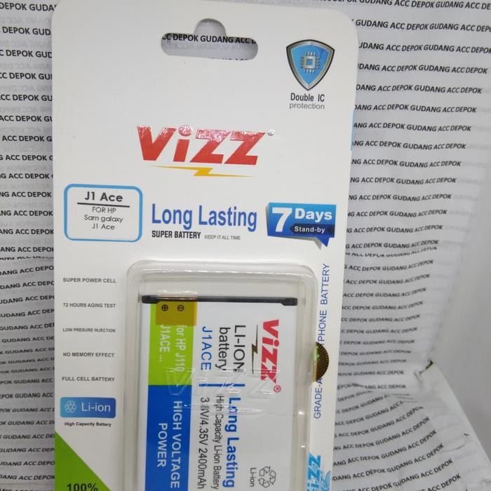 Baterai Vizz J1 Ace For Samsung Galaxy J1 Ace Original By Vizz