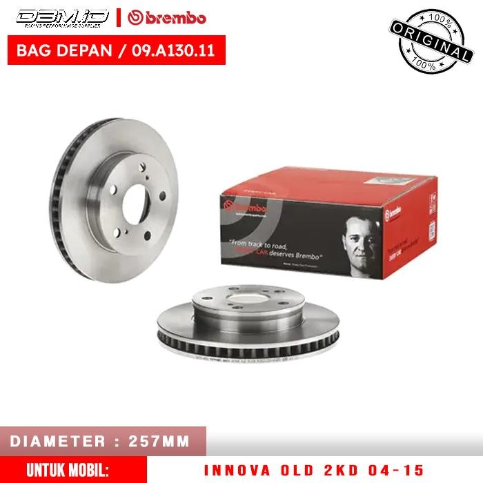 Brake Disc Rotor Brembo slotted Drilled Toyota Innova
